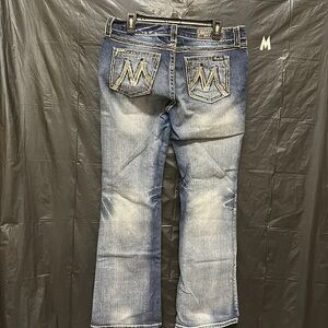 Miss Me Women's Boot Cut Jeans - Blue